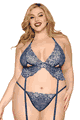 大きいサイズのブラ、パンティー Dreamgirl LDG13522X
