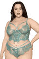 大きいサイズのブラ、パンティー Dreamgirl LDG13637X