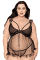 大きいサイズのセクシーランジェリー Dreamgirl LDG13694X