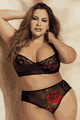 大きいサイズのブラ、パンティー Mapale LEP8704X