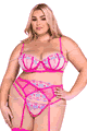 大きいサイズのブラ、パンティー Roma Costume LRBLI695Q