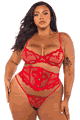 大きいサイズのブラ、パンティー Roma Costume LRBLI716Q