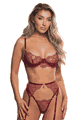 大きいサイズのブラ、パンティー Roma Costume LRBLI835