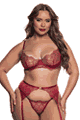 大きいサイズのブラ、パンティー Roma Costume LRBLI835Q